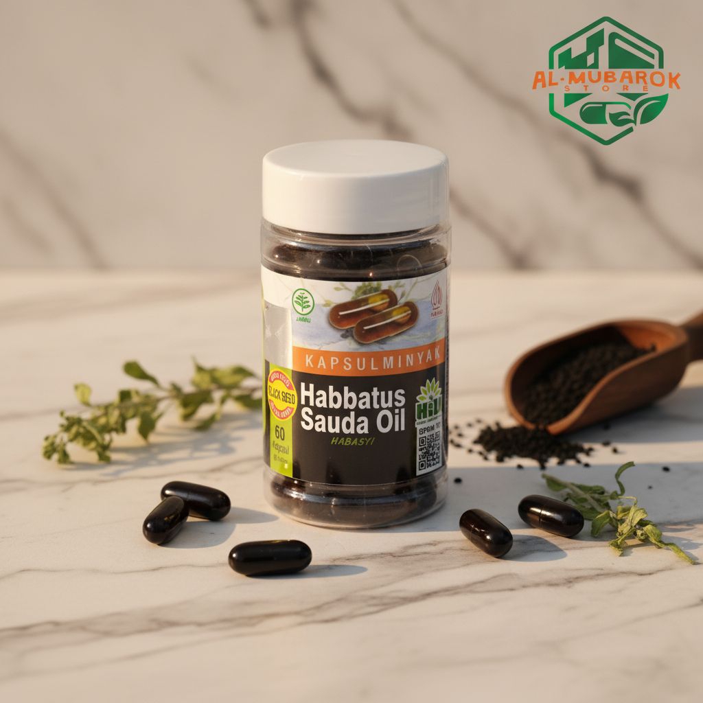 KAPSUL MINYAK HABBATUSSAUDA OIL isi 60 kapsul