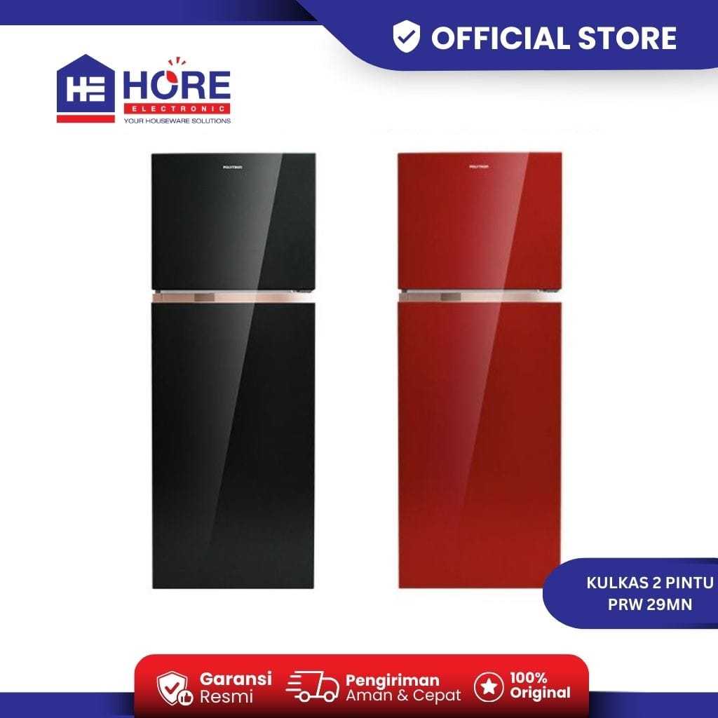 LEMARI ES POLYTRON PRW 29MNX / 29MNR / POLYTRON KULKAS 2 PINTU BELLEZA JUMBO PRW 29MN [260 LITER]