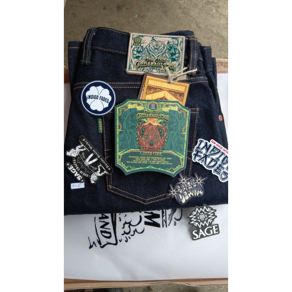 Sage Denim Greenheart Core Aniversary 13Th 23oz
