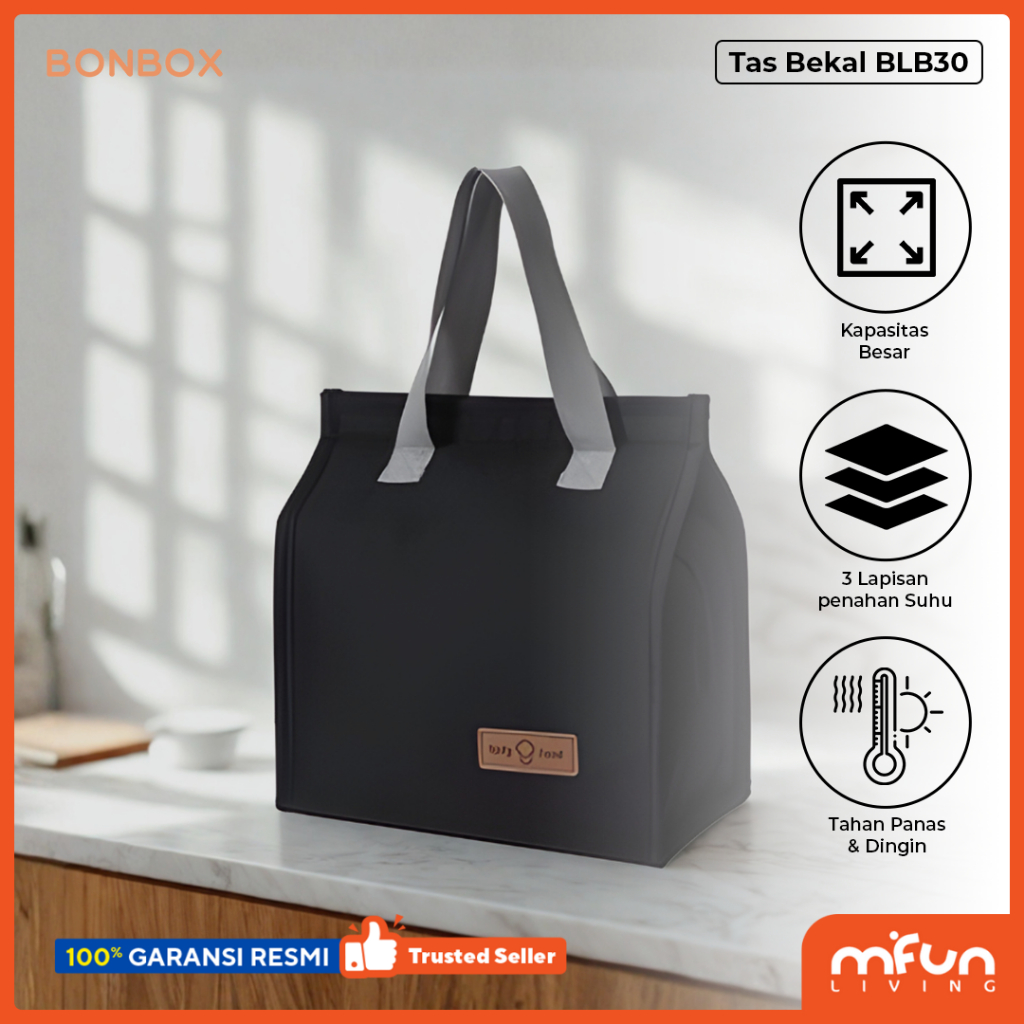 Tas Bekal Makan Portable Tas Lunch Box Multifungsi BLB30