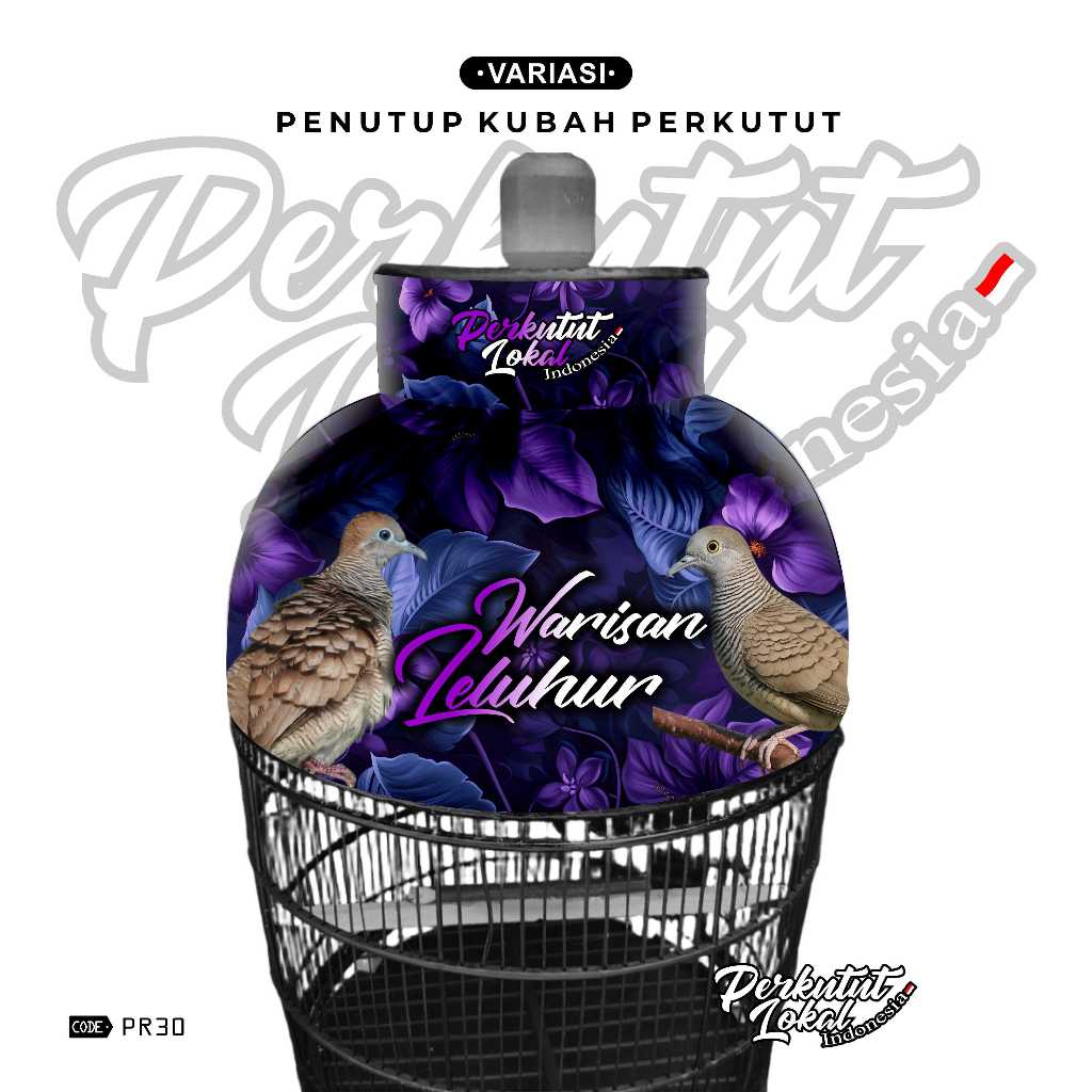 Penutup Kubah Sangkar Perkutut Kain Penutup Atas Perkutut PR30