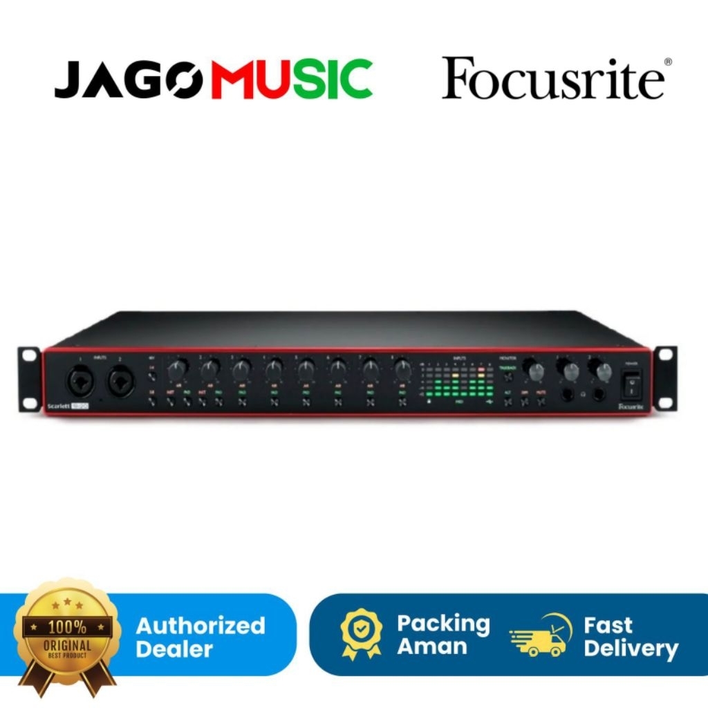 Focusrite 18i20 20i18 3rd Gen Generation Ori Garansi Audio Interface Focusrite