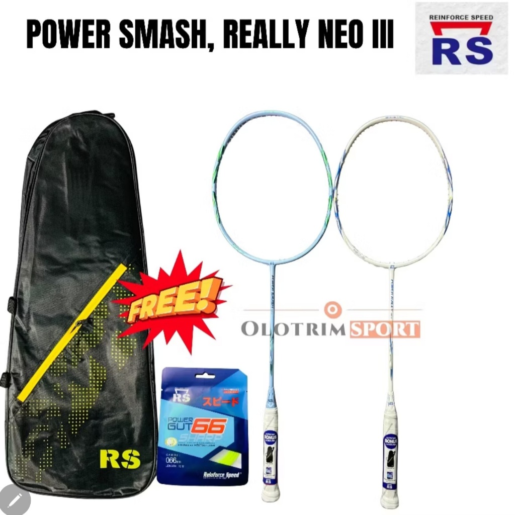 Raket Badminton RS Power Rally / Pure / Max / Smash / Arc Neo iii
