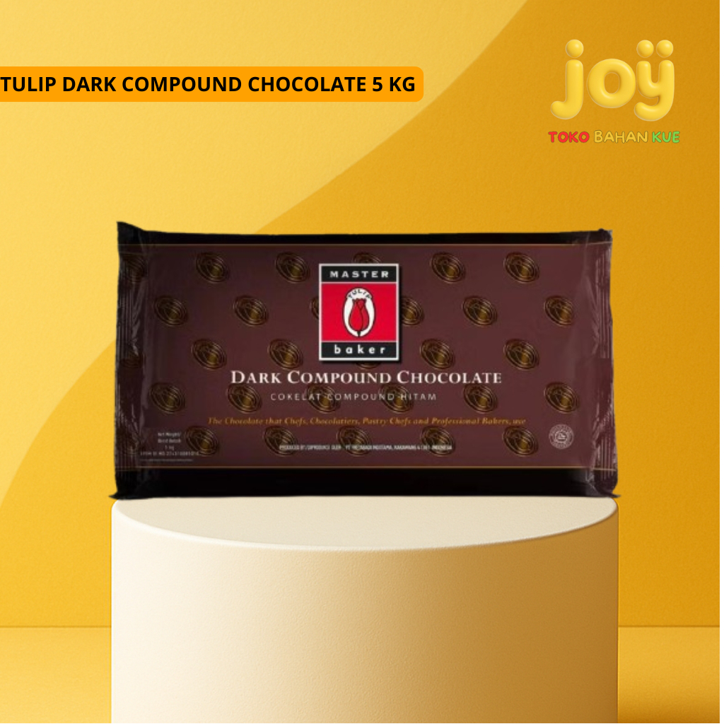 TULIP DARK COMPOUND CHOCOLATE 5 KG/ TULIP MASTERBAKER CHOCOLATE COMPOUND