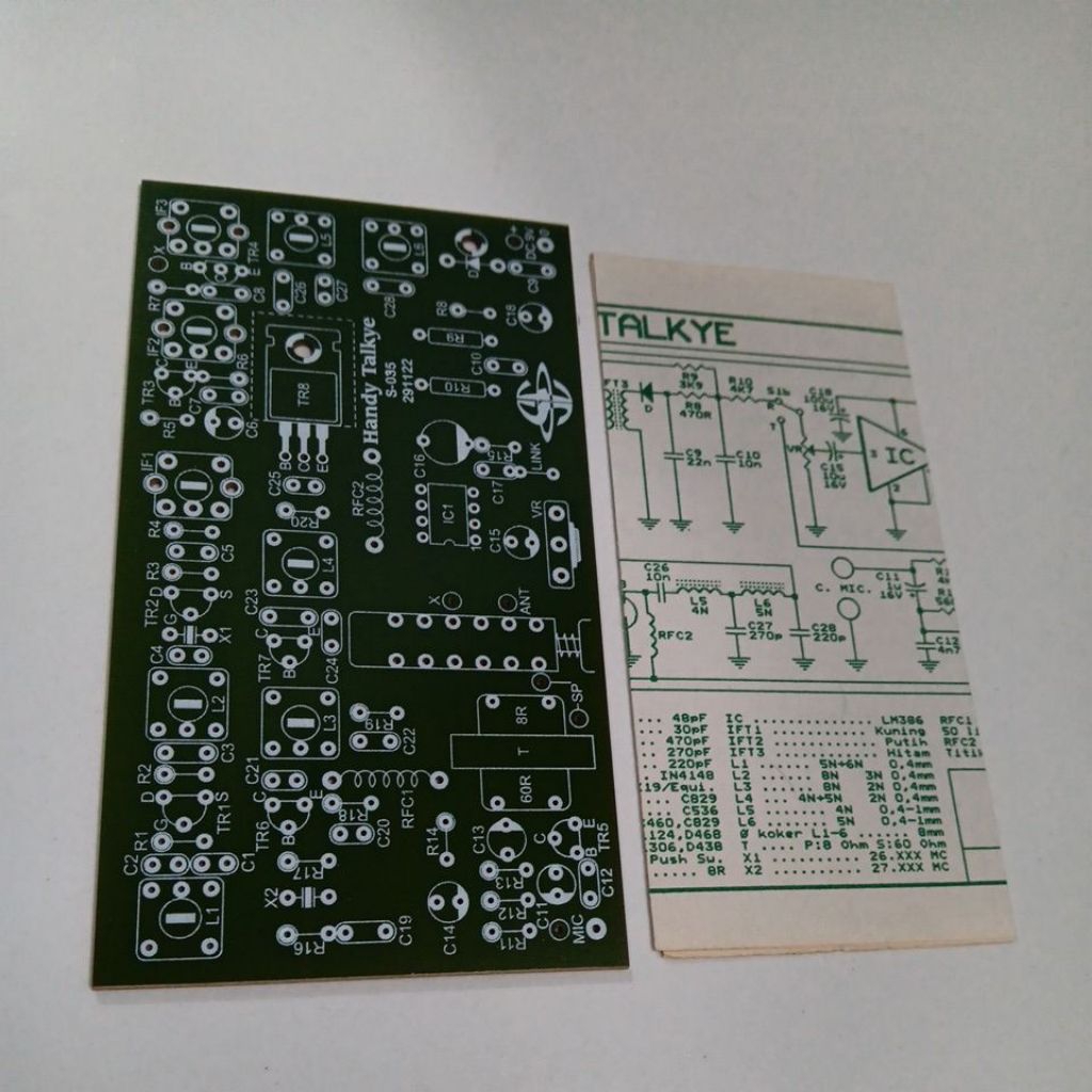 KASBAH ELEKTRONIKA - PCB AM CB RADIO 27 MHz HANDY TALKY S-035