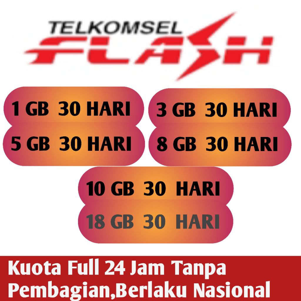 PROMO Paket Data Telkomsel Flash Termurah