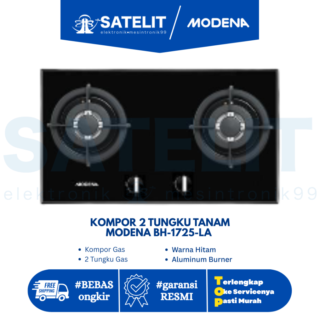 KOMPOR 2 TUNGKU TANAM MODENA BH-1725-LA