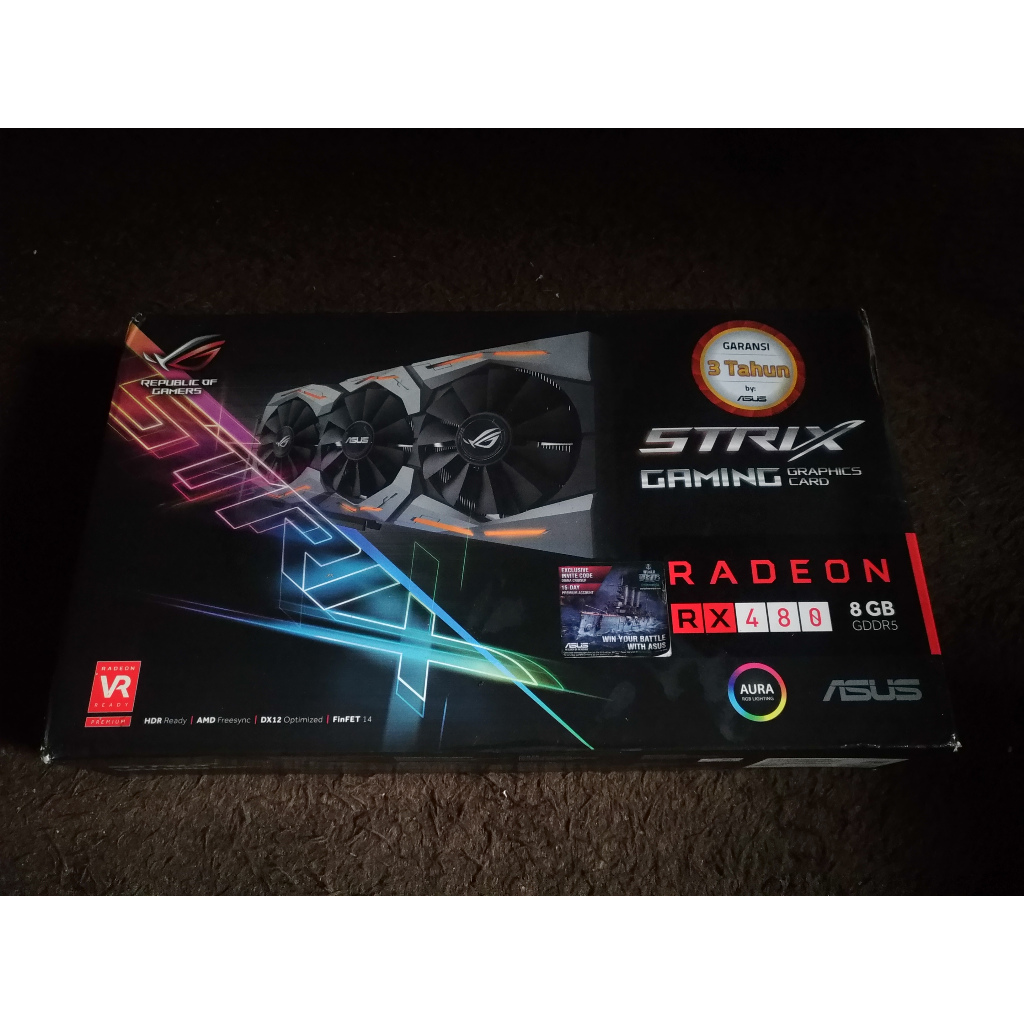 VGA AMD Radeon RX 480 8GB GDDR5 256bit - alternatif RX 580 570