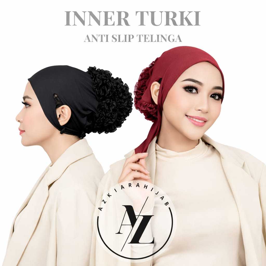 AZKIARA HIJAB - Inner Ciput Turki Lubang Telinga Anti Slip Daleman Hijab