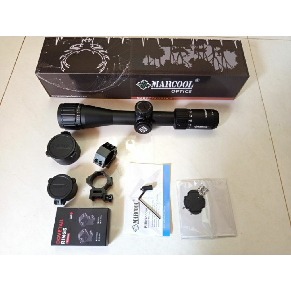 TELESKOP MARCOOL ASAILANT 3-12X42AOE TERBARU TUBE 30MM