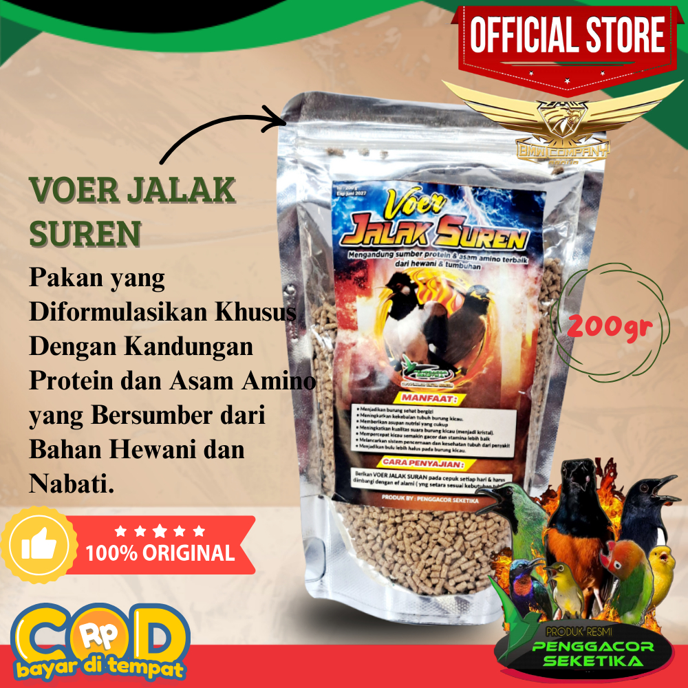Voer Pakan Jalak Suren Penggacor burung Makanan pakan burung jalak suren