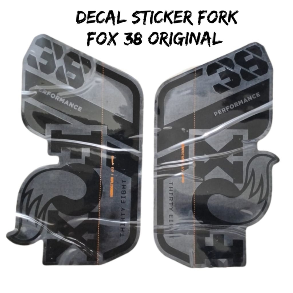 Decal sticker Fork FOX 38 stiker fork sepeda Fox 38 original