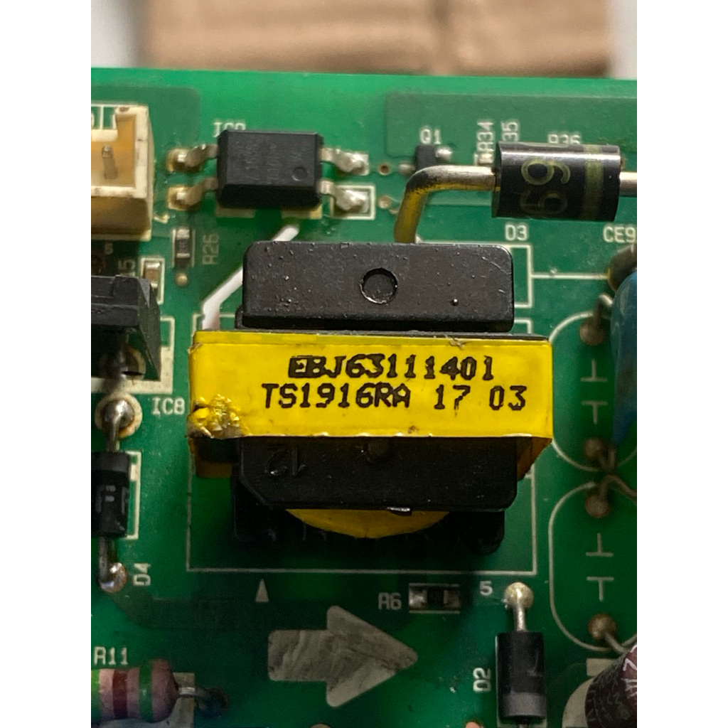 trafo ebj63111401 trafo modul  kulkas LG inverter trafo switching trafo smps