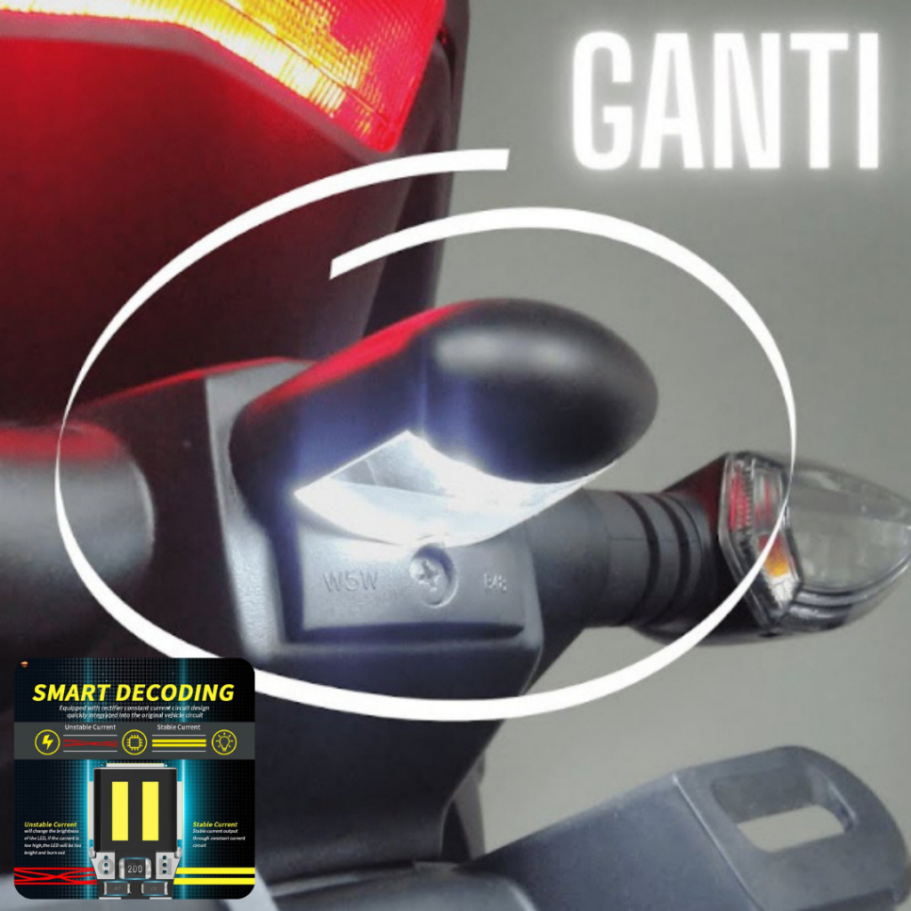 BOHLAM LED LAMPU PLAT NOMOR MOTOR BEAT