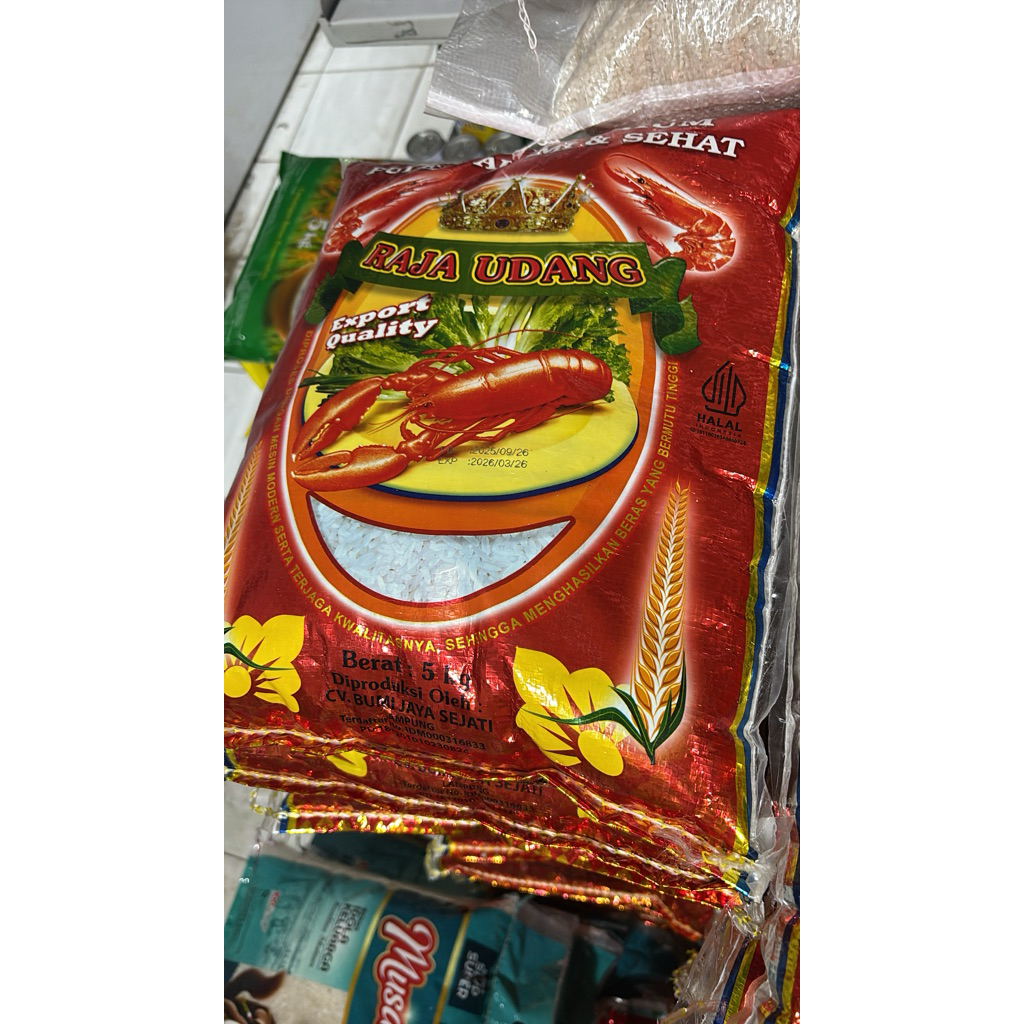 Beras Raja Udang 5 kg dan 10kg