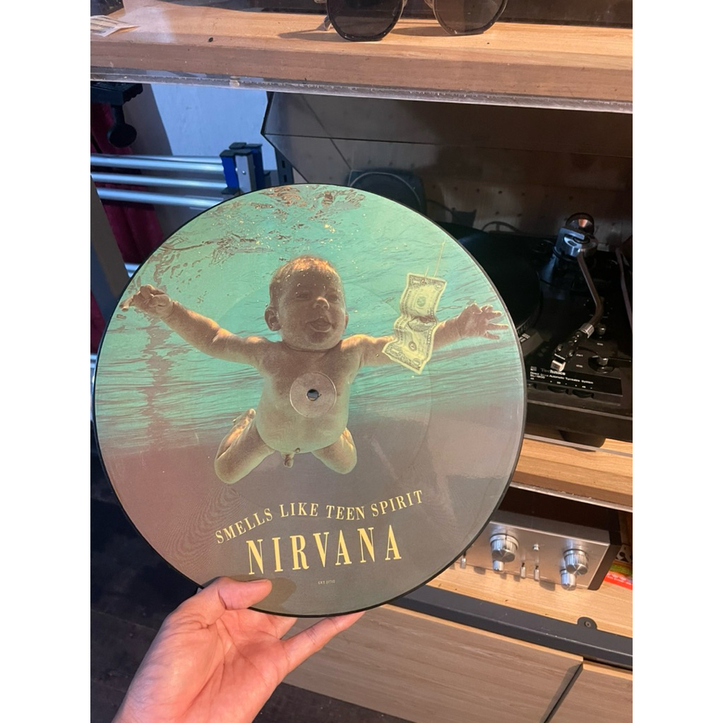 piringan hitam nirvana vinyl thn 90an rare