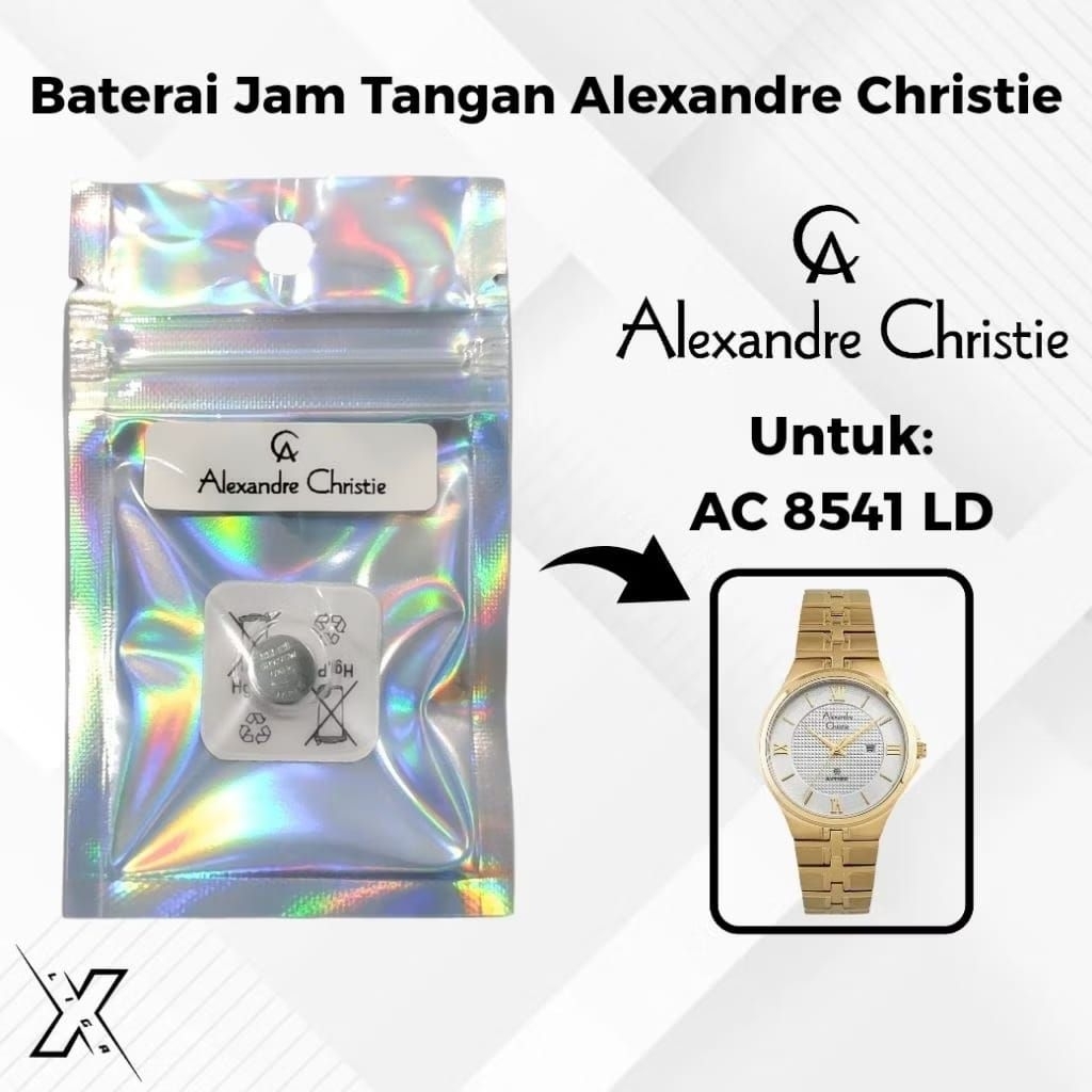 Baterai Jam Tangan Alexandre Christie AC 8541 LD Original
