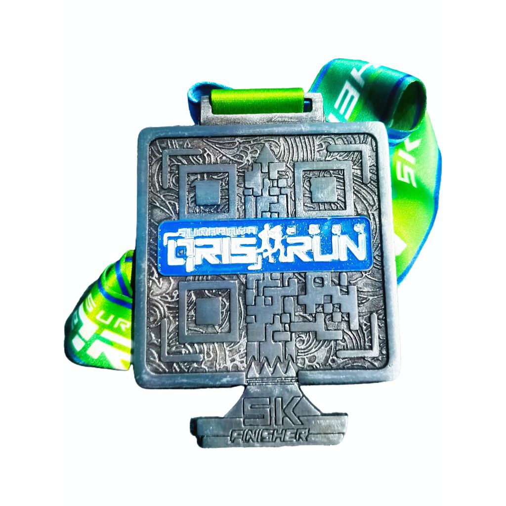 Medali Finisher Running Event Lari Surabaya Qris Run 2024 - 5K