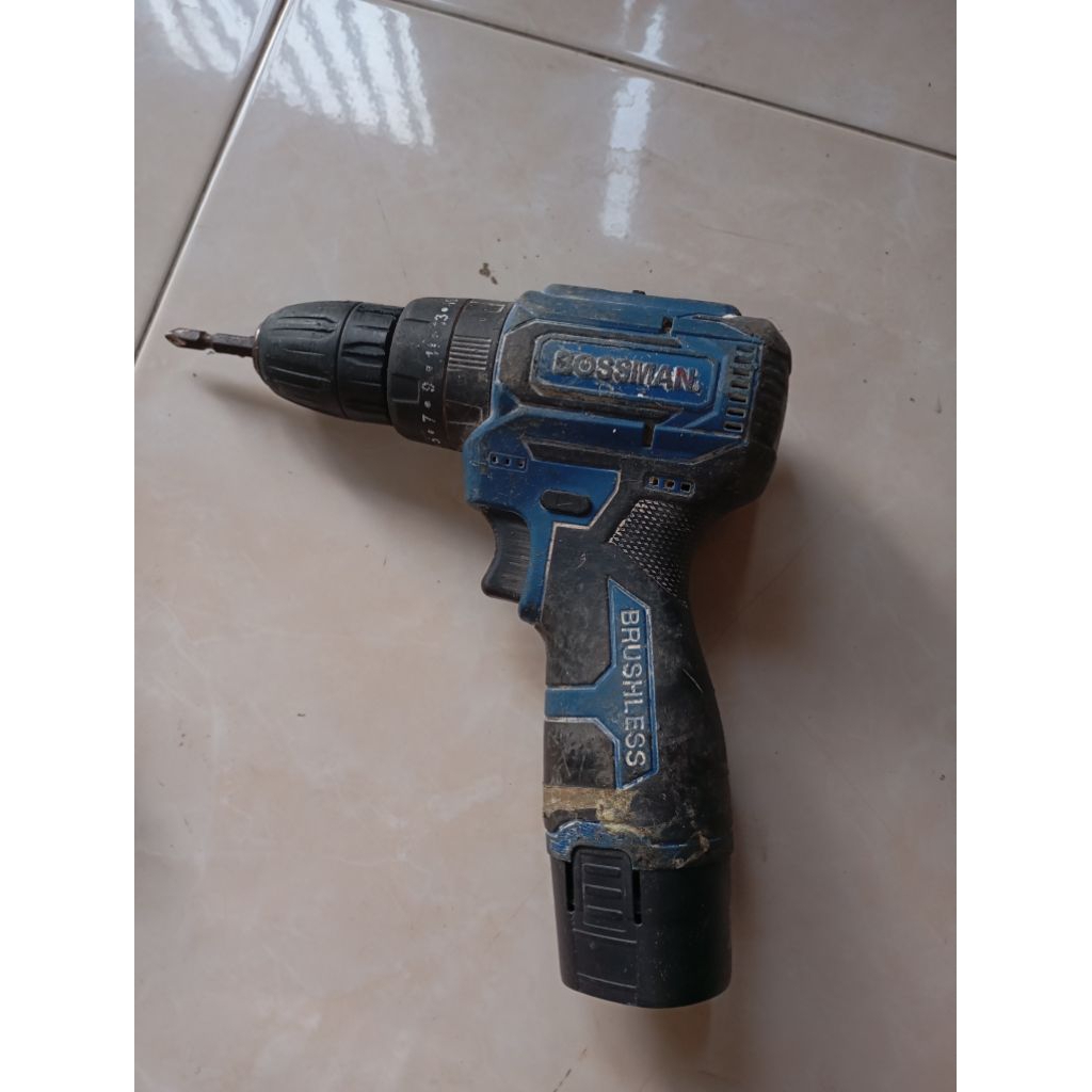 Bor Cordless Bossman Bekas Second