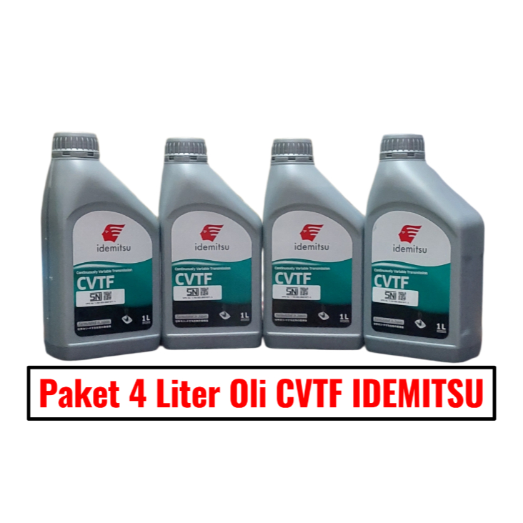 Paket 4 Liter Oli CVTF Idemitsu / Oli Transmisi Automatic CVTF Idemitsu (1 Liter)