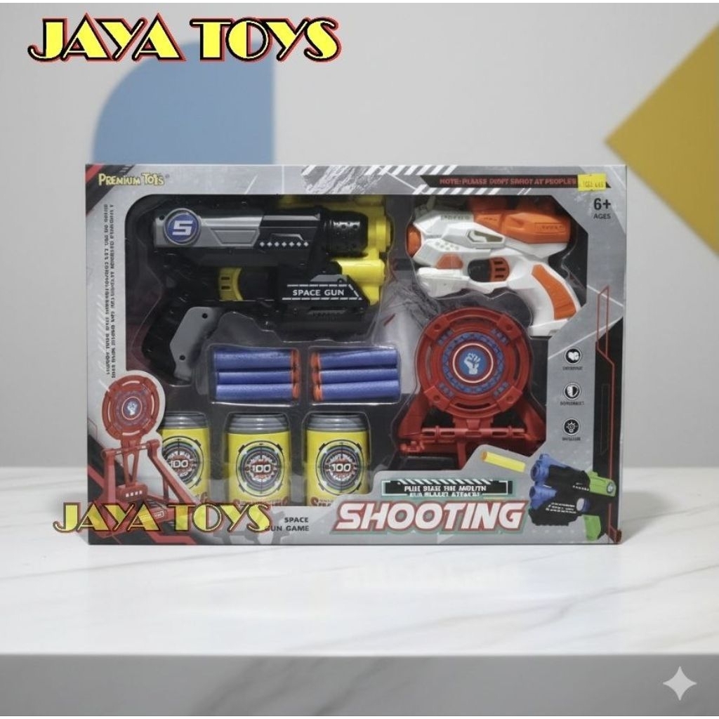 Mainan Set Space Gun Shooting Game
