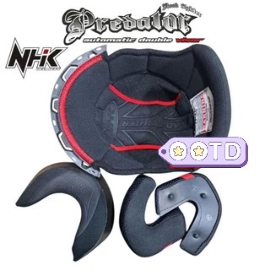 Busa Helm NHK Predator 2visor Fullset