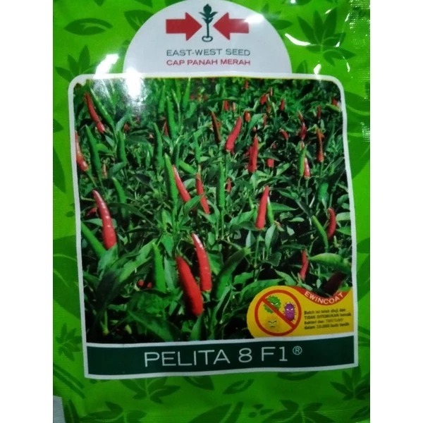 Bibit Benih Cabe Rawit Hijau Hibrida Pelita 8 F1 isi 2250 Biji Cap Panah Merah ( BISA COD)