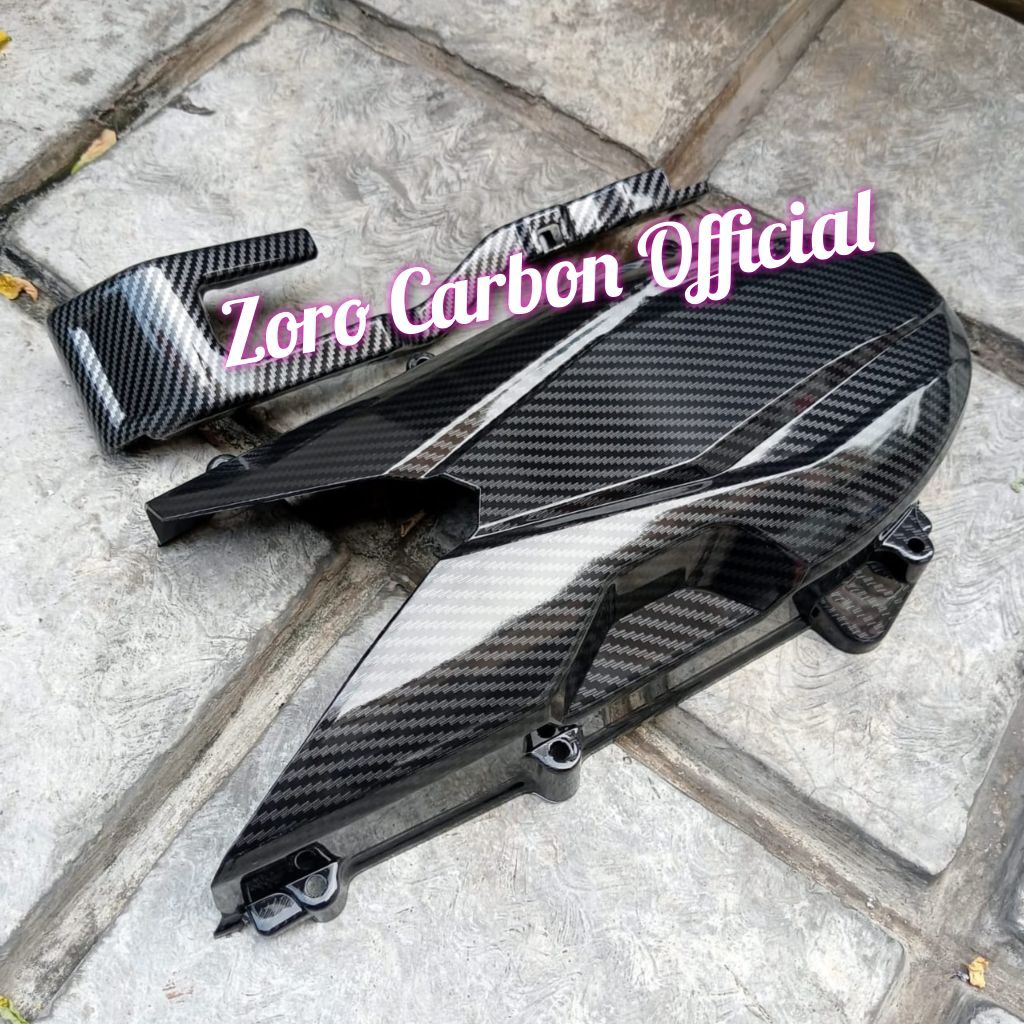 Paket Cover Tutup Cvt + Tutup Sensor Carbon Vario 125 / 150 Led New / Vario 125 / 150 Led Old 2015-2