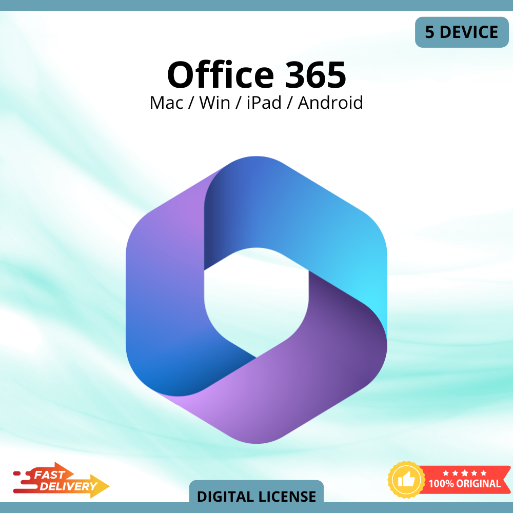 Office 365 Mac | Win | iPad | Android Original 5 Devices