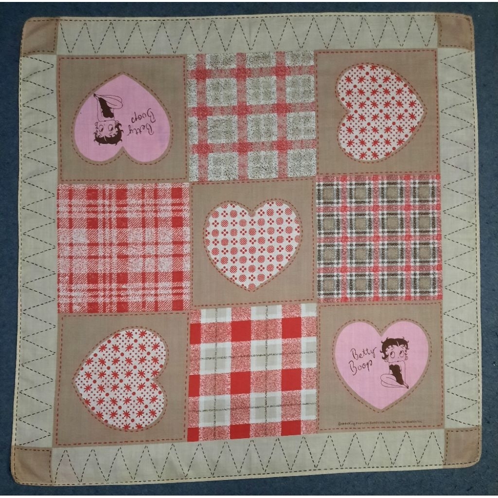 Saputangan Betty Boop 1994 Original Vintage Rare Handkerchief
