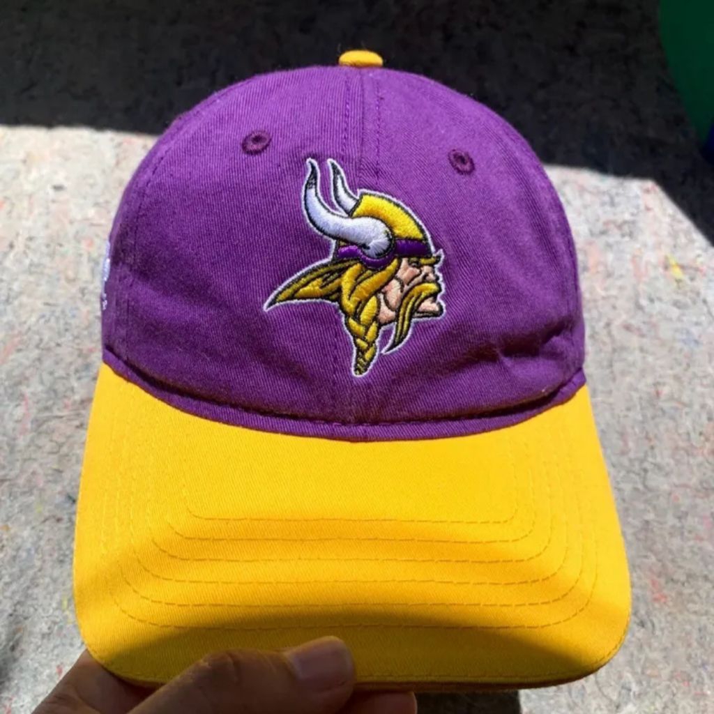 Vikings NFL Caps X Miller Lite Beer Vintage