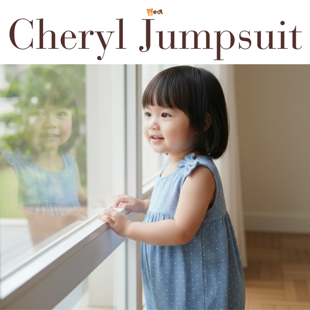 EDL Baby - Jumpsuit Jumper Katun Anak Perempuan usia 1-3 tahun / Cheryl Jumper