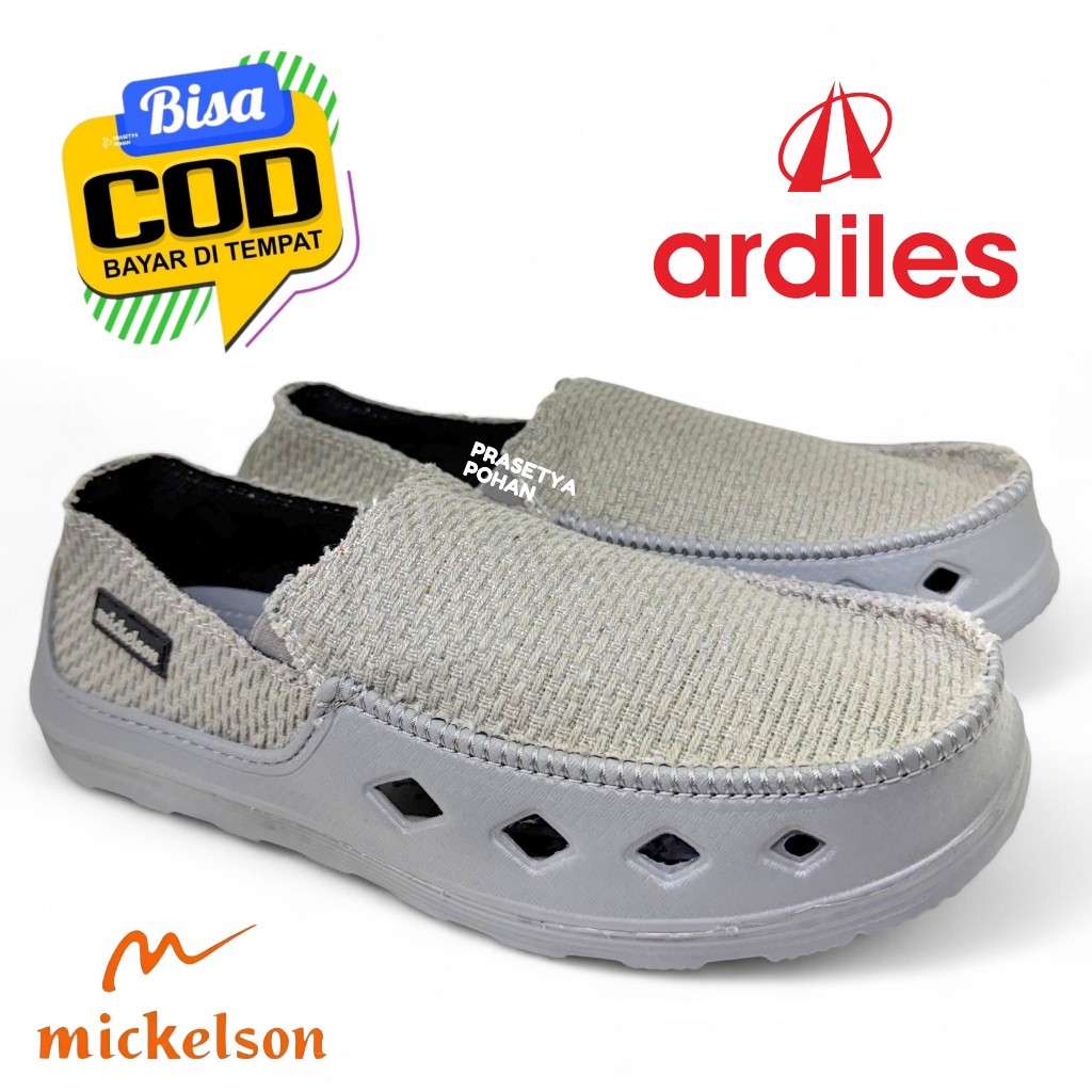 Sepatu Ardiles Pria Mansion Hitam - Slip On Pria Ardiles Mansion