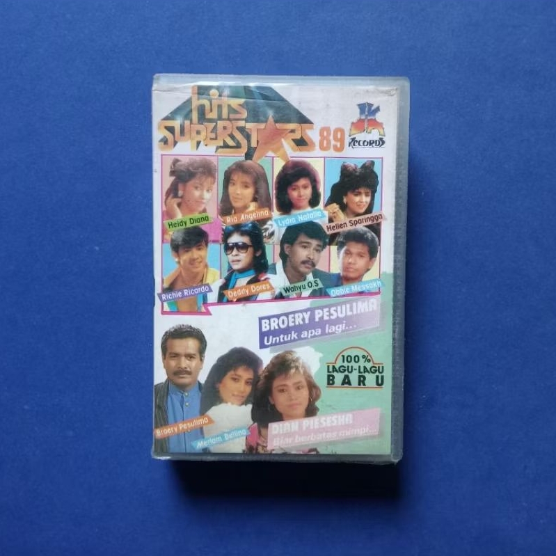 Kaset Pita Hits Super Stars 89 Prod JK Records