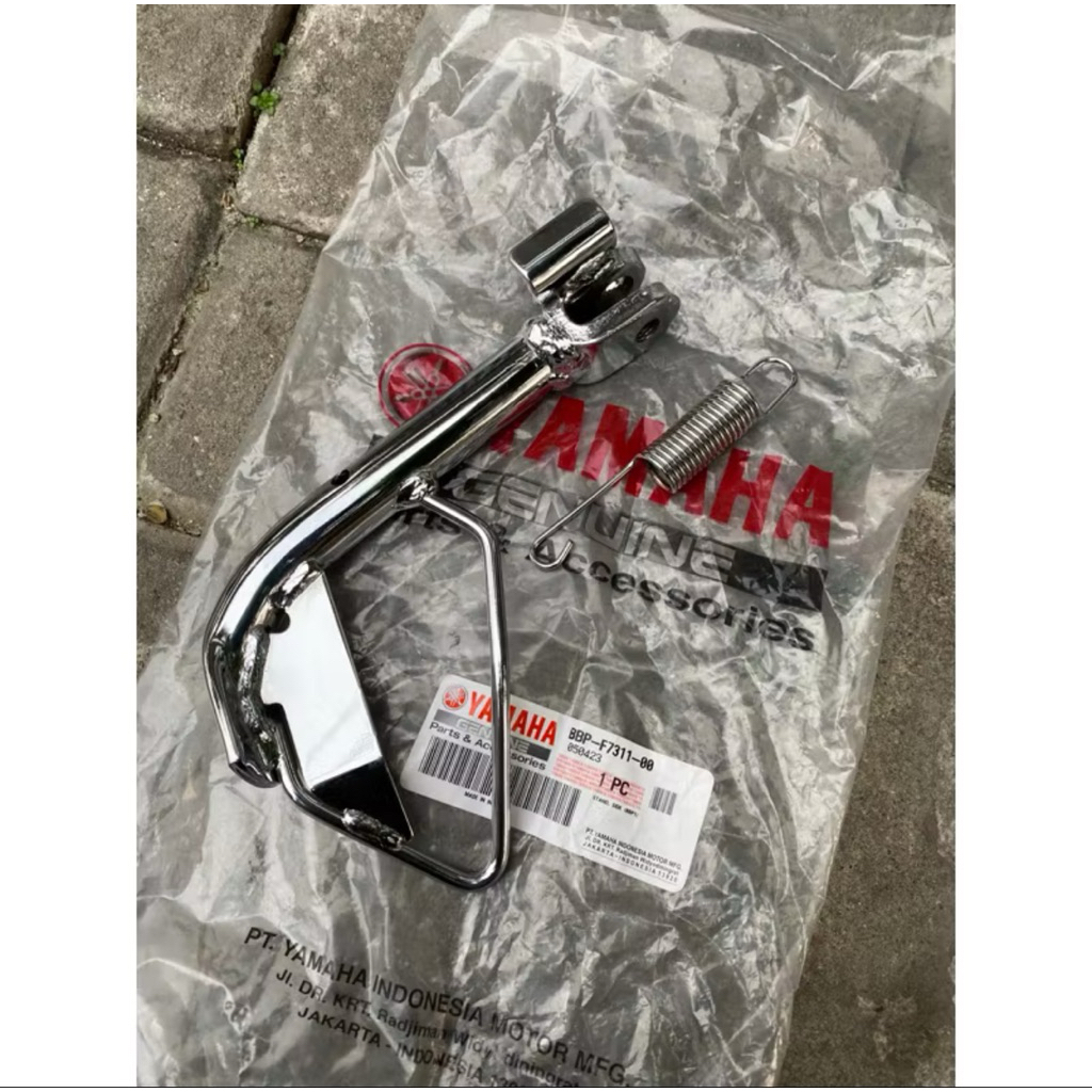 STANDAR SAMPING AEROX 155 POTONG DOWNSIZE ORIGINAL CHROME