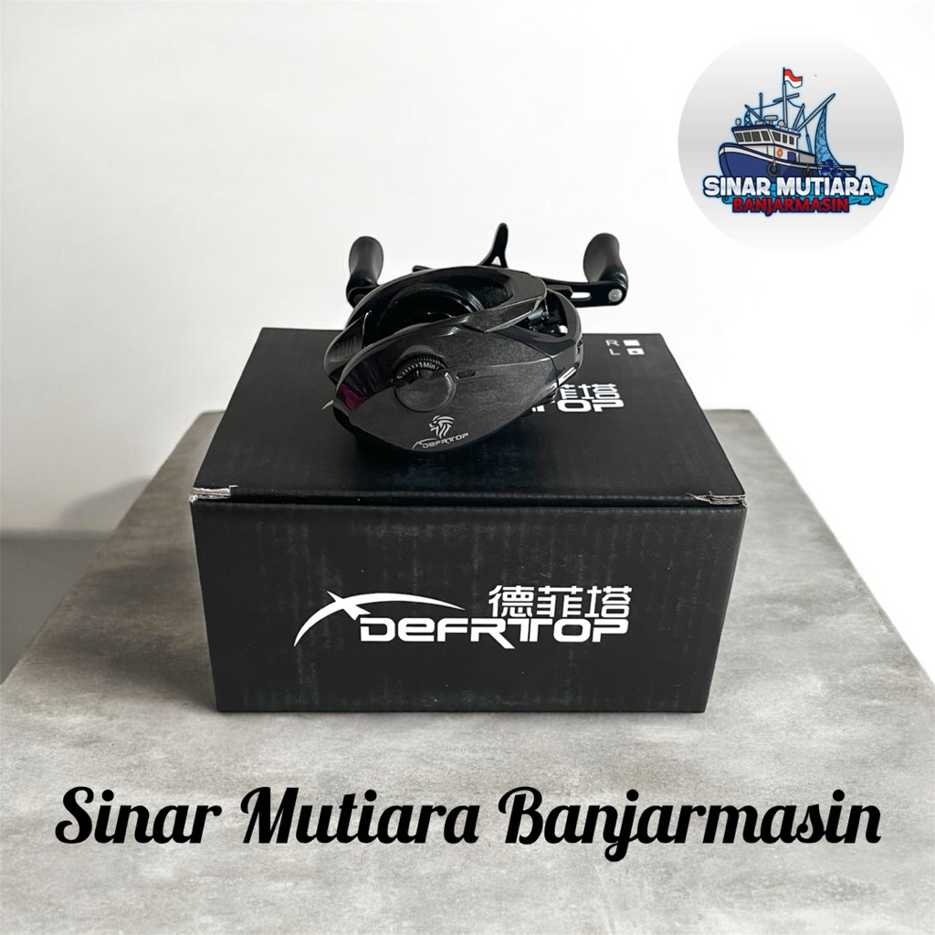 Reel BC DEFRTOP digital control || 100% bunyi DC dan ada indikator lampu || body carbon || Drag Clic