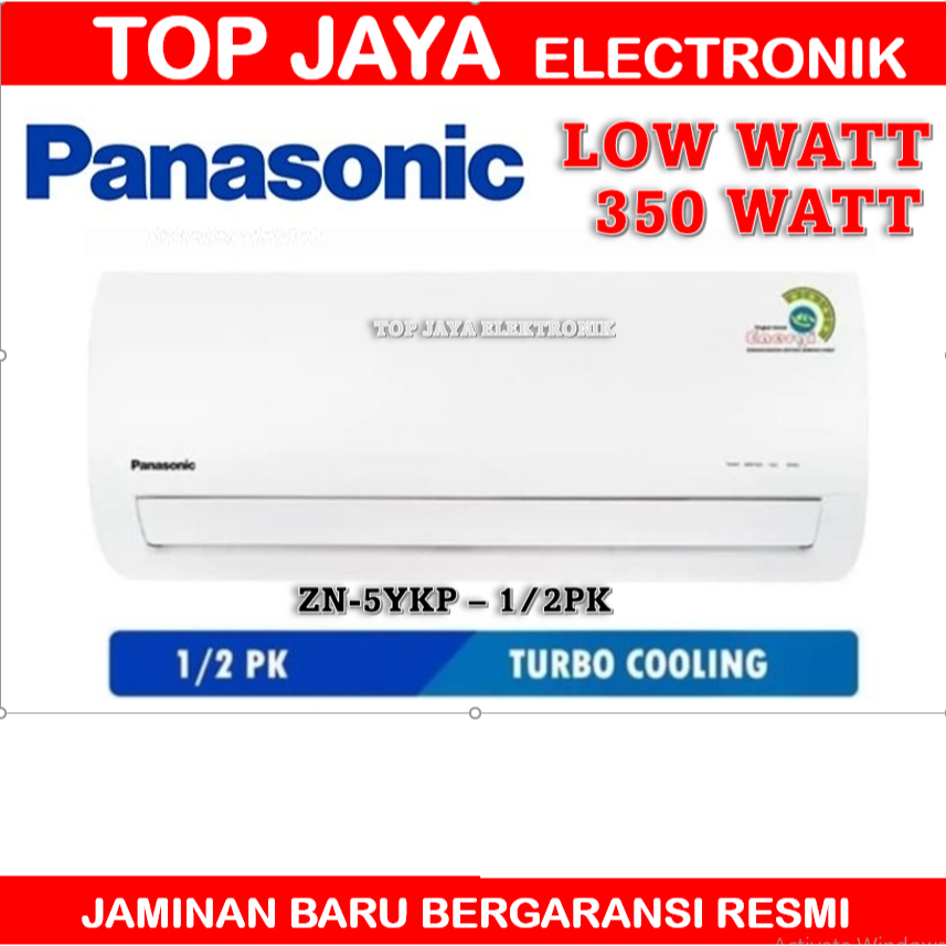 AC LOW WATT PANASONIC 1/2 PK/PANASONIC AC LOW WATT 1/2 PK ZN-5YKP NEW SERIES
