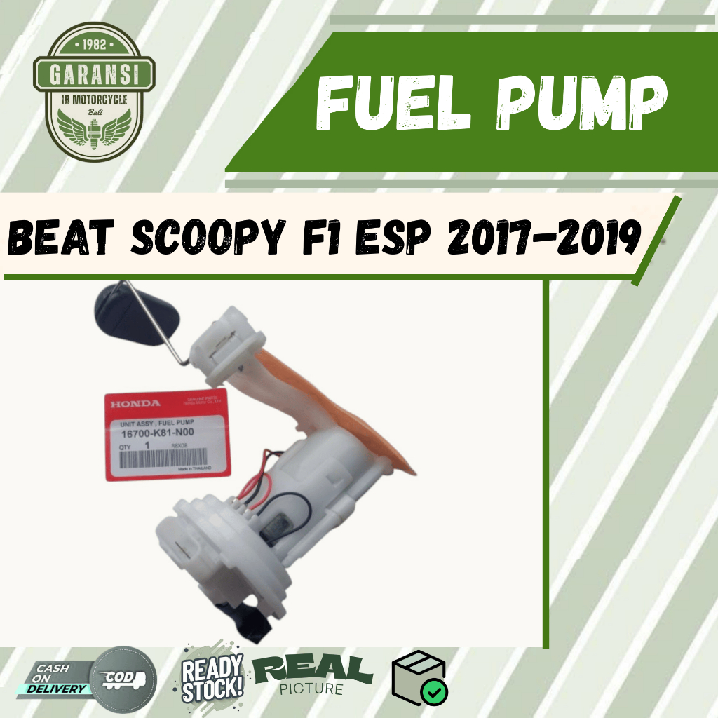 Fuel Pump Motor Honda Beat Scoopy F1 Esp Tahun 2017 2018 2019 Pulpam Pompa