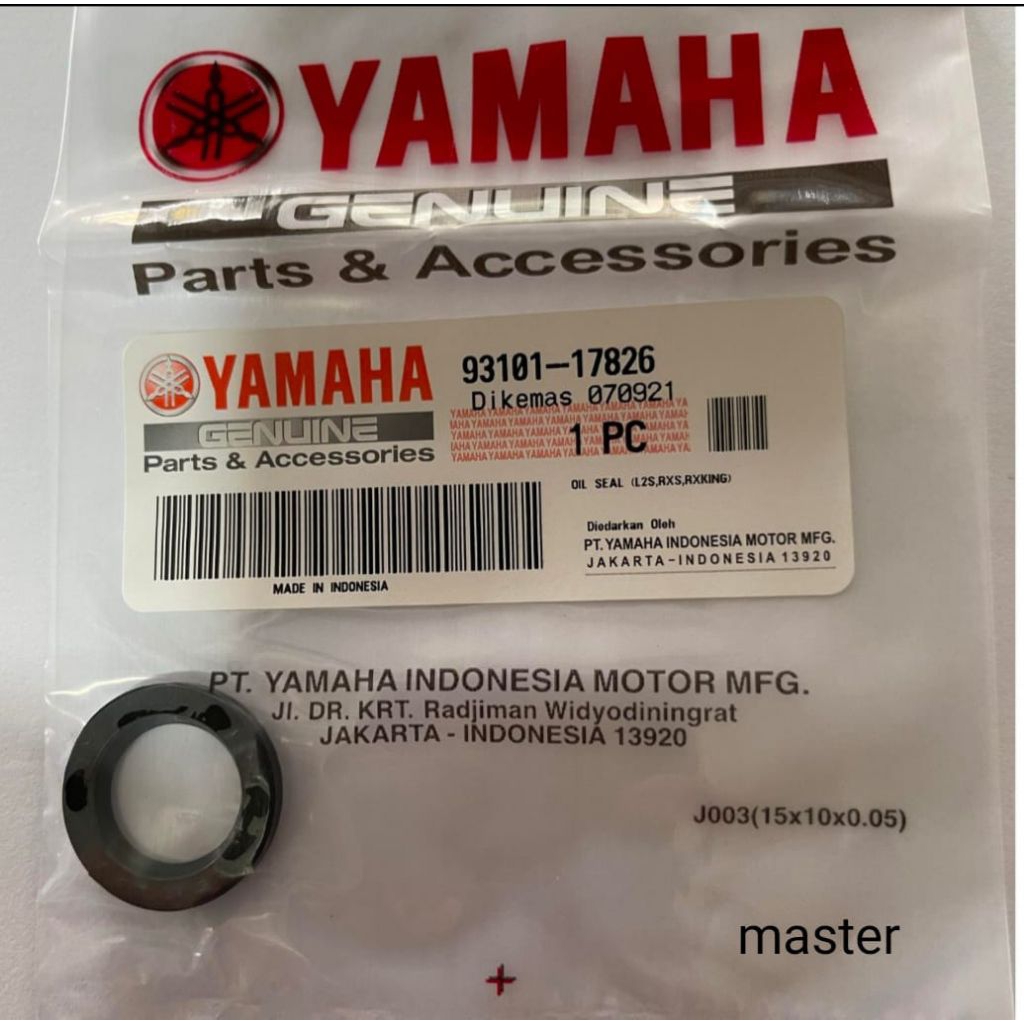 SIL SEAL KICK STARTER ENGKOL SELAH RX-KING LAMA RX-KING NEW, SCORPIO ORI YAMAHA DI JAMIN.93101-17826