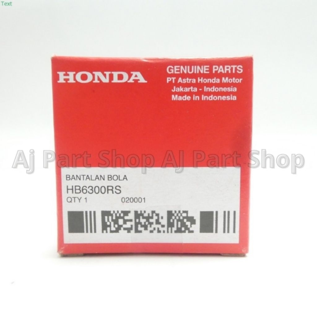 Bearing / Lahar Original AHM 6300 1RS  HB6300RS
