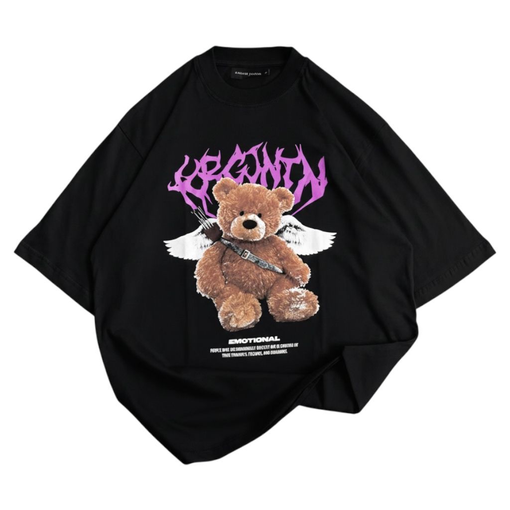 INFILESS T-shirt Bear Bersayap - Kaos Unisex