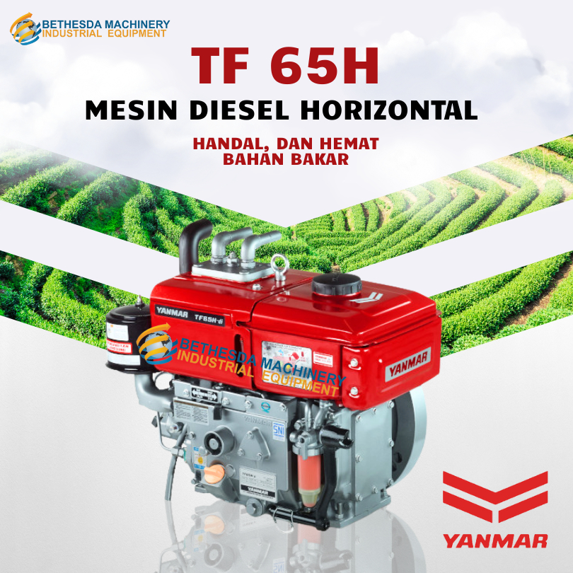 Diesel Yanmar 6.5 HP Mesin Penggerak Yanmar TF 65H-di 6.5PK Hopper