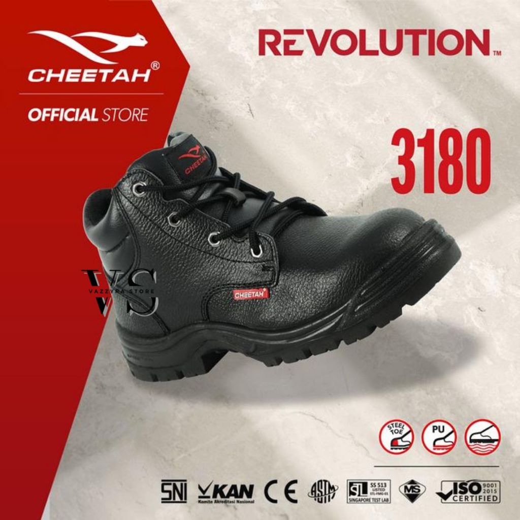 Sepatu Safety Cheetah 3180H / Safety Shoes Cheetah 3180H
