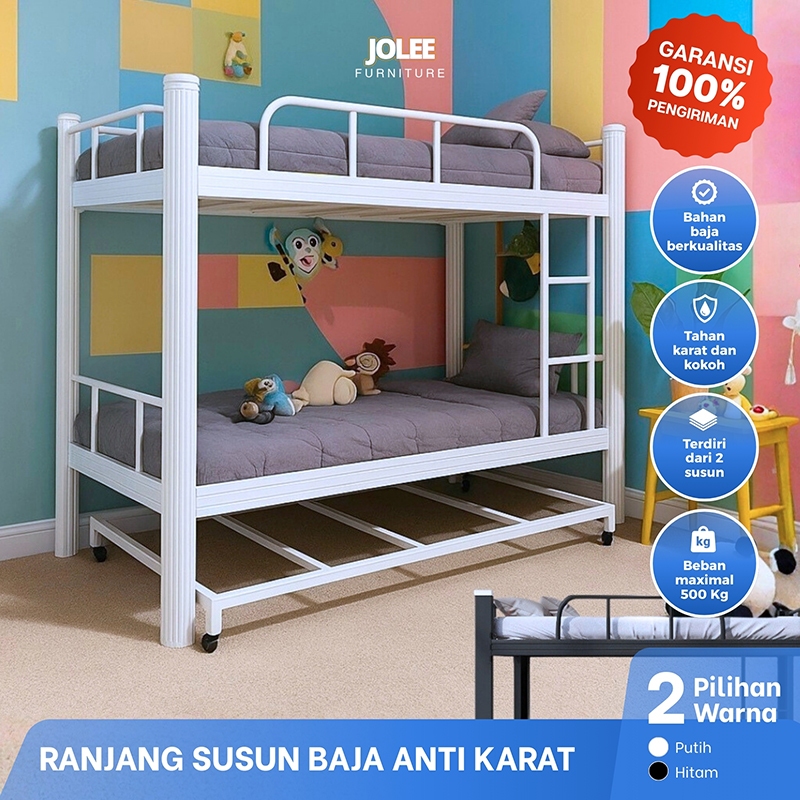 Ranjang Besi/Ranjang Susun/Ranjang Tingkat/Ranjang Besi/Tempat Tidur Susun Besi/Tempat Tidur Tingkat