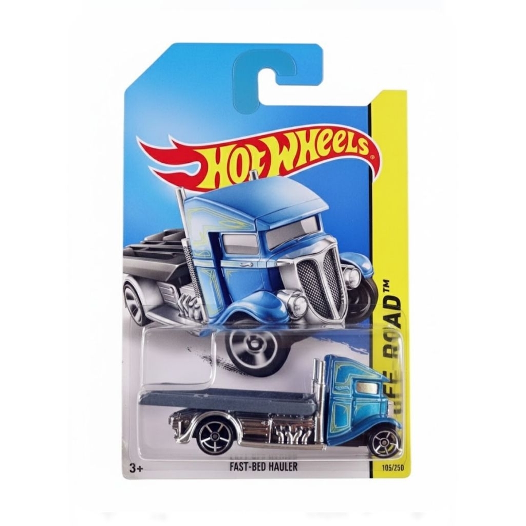 Hot Wheels Fast Bed Hauler Blue biruu