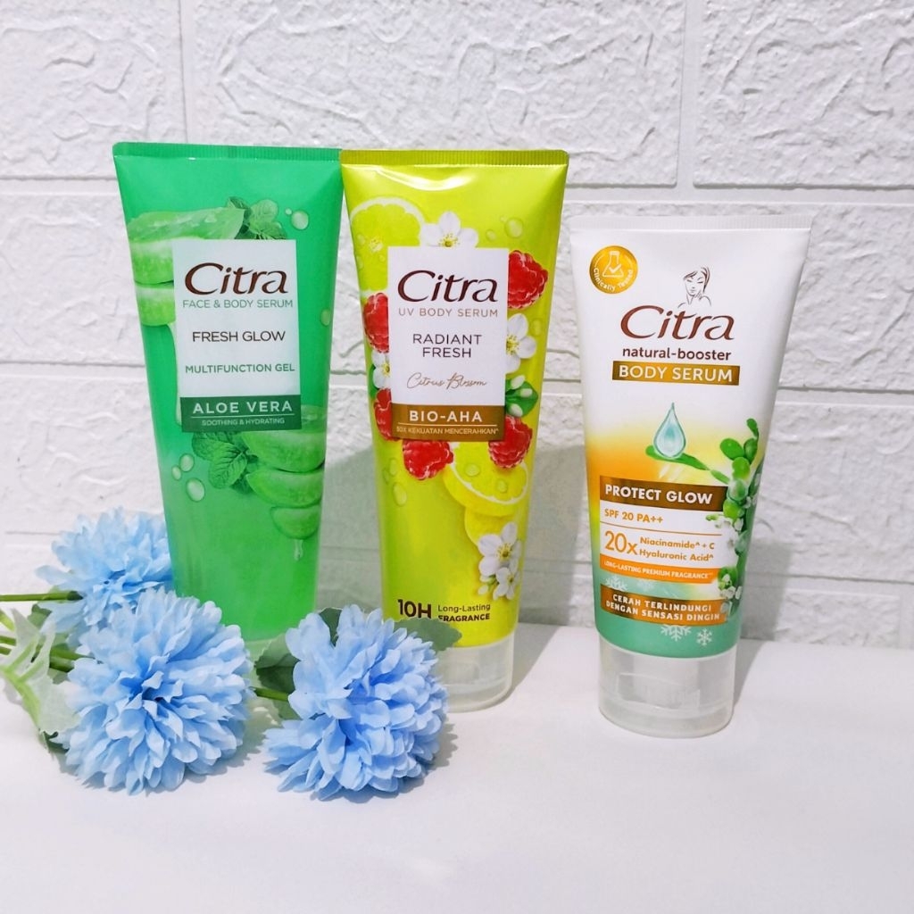 Citra Body Serum 180ml 100ml - Protect Glow - Radiant Fresh - Fresh Glow