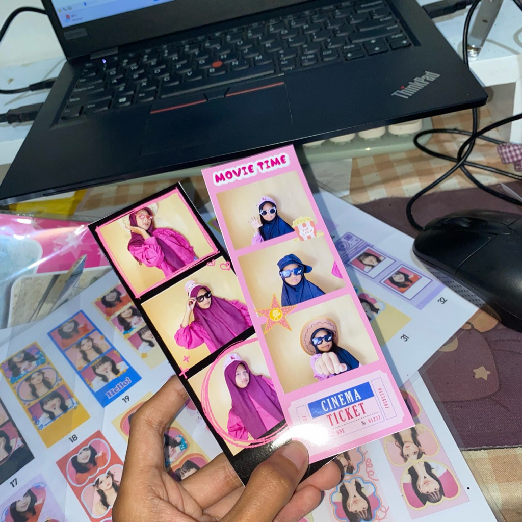 CETAK POLAROID STRIP