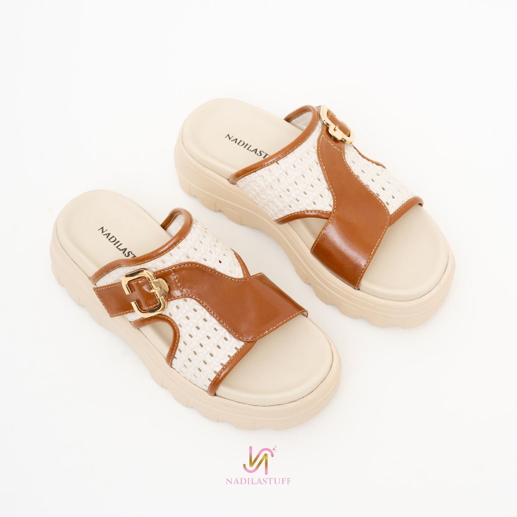 Nadilastuff Signature Zalea Platform Sandal Wanita