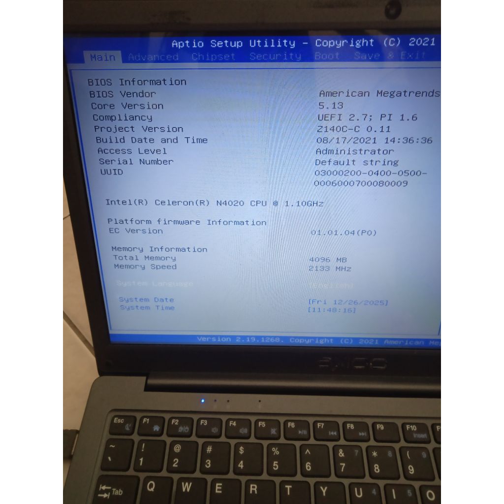 mainboard axioo mybook 14 e