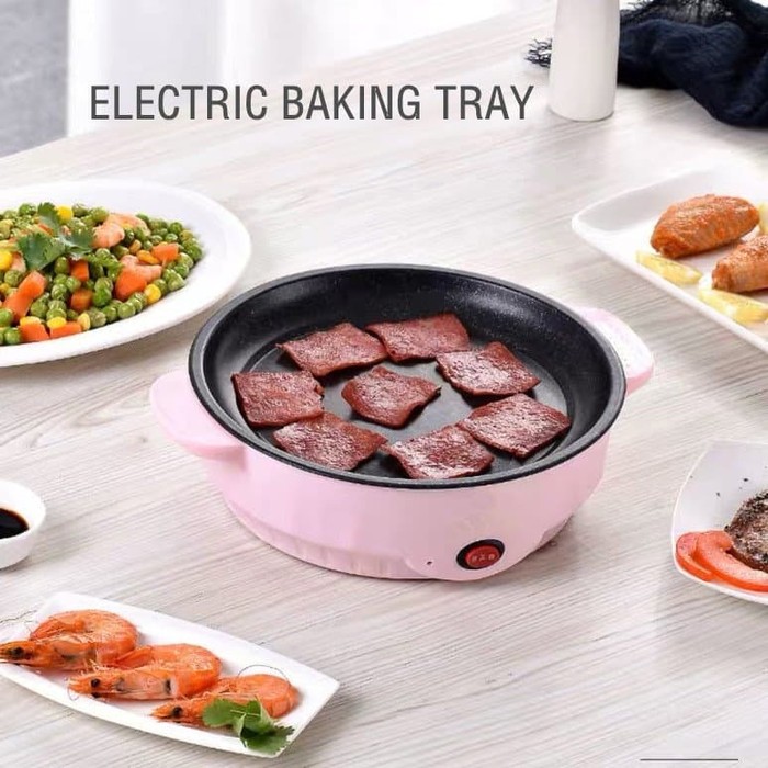PANCI BBQ GRILL PAN ELECTRIC / PANCI PANGANG BBQ / MINI GRILL PAN KOREAN / GRILL PAN MULTIFUNGSI, SH